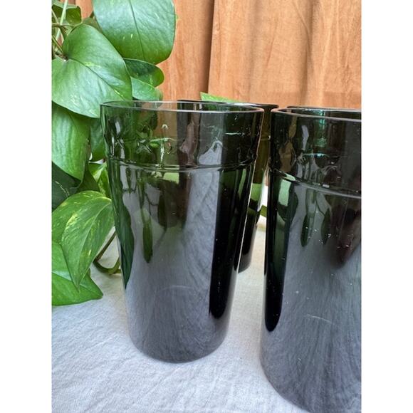Hearth and Hand by Magnolia Green Glass Tumbler Set of 6